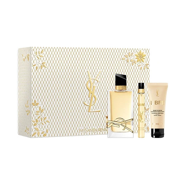 Yves Saint Laurent Libre EDP Women's Perfume Gift Set 90ml + 10ml & Body Balm 50ml