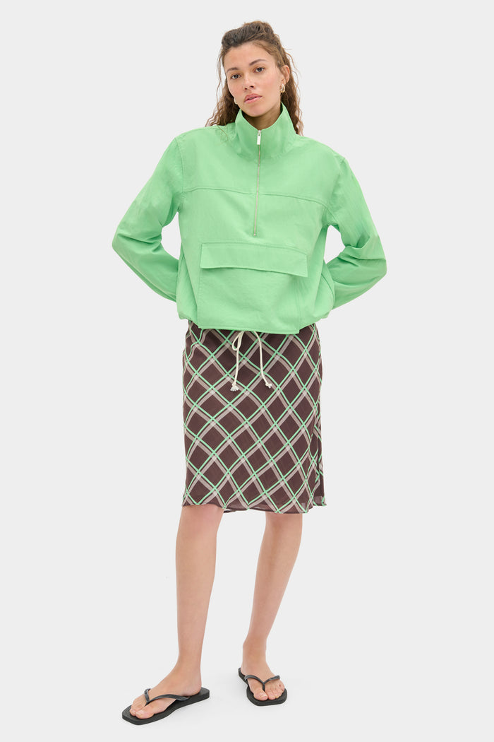 Yvonne Knee Length Semi Sheer Skirt