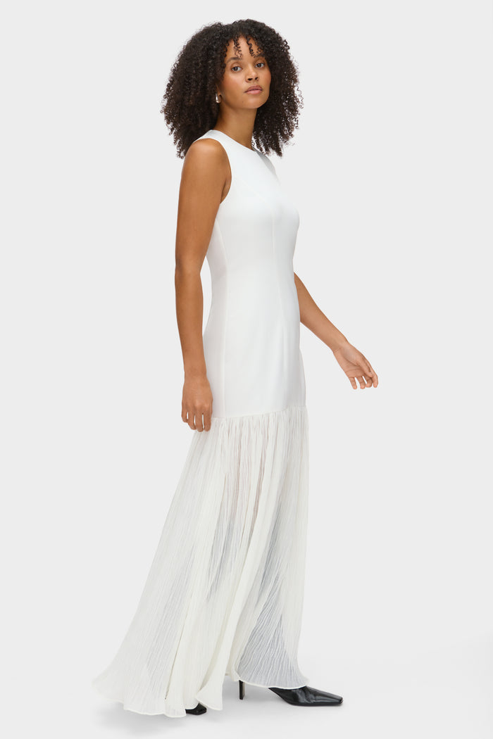 Zane Sheer Skirt Maxi Dress