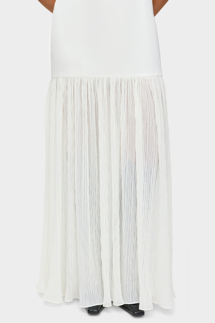 Zane Sheer Skirt Maxi Dress