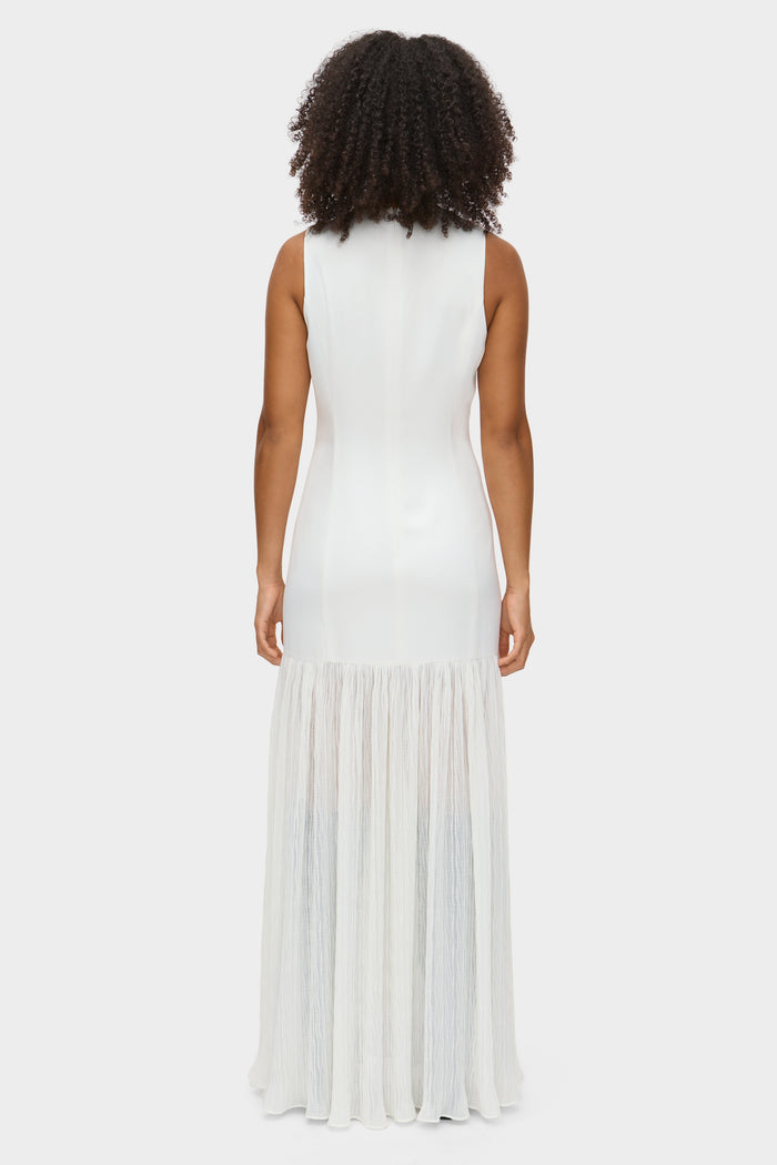 Zane Sheer Skirt Maxi Dress